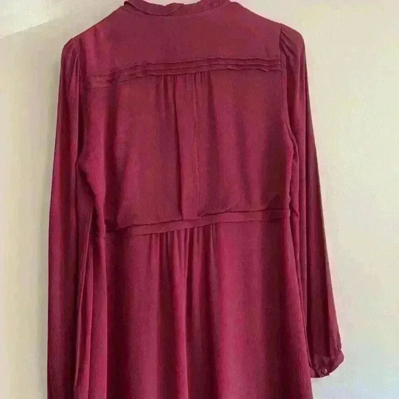 See U Soon Merlot Long Sleeve Dress - Picture 9 of 10